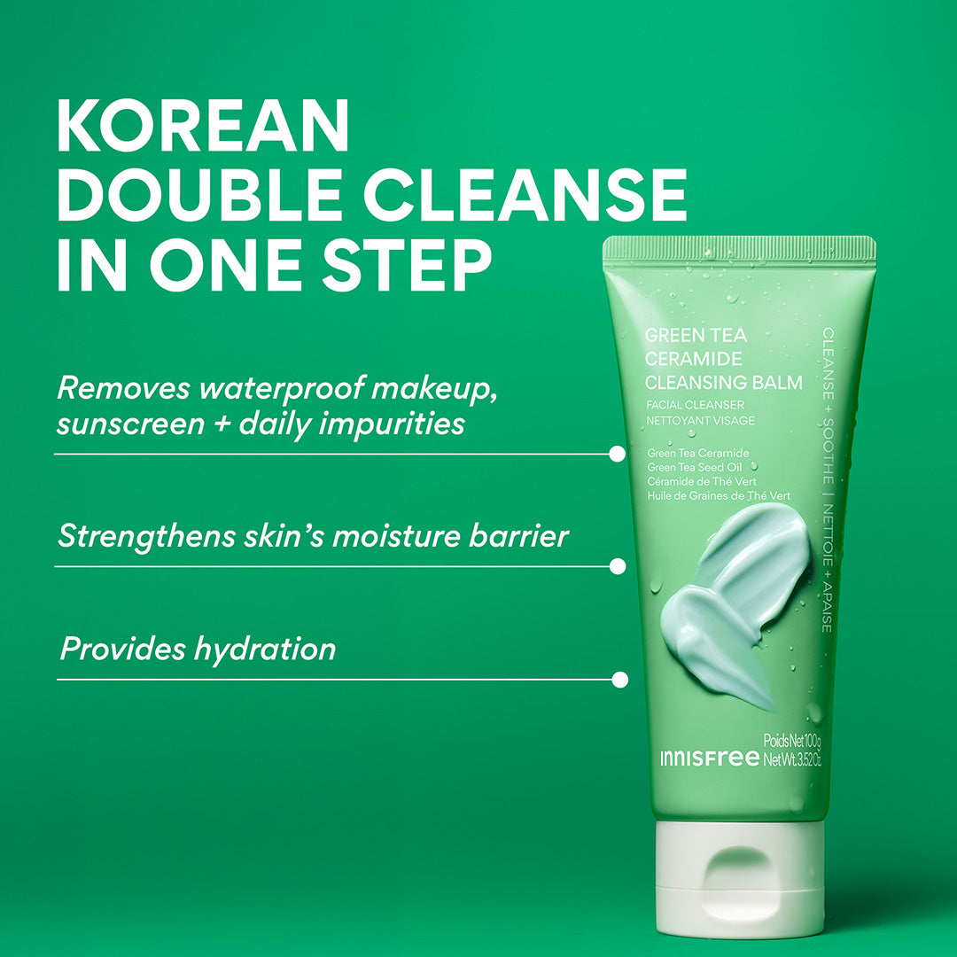 Green Tea Ceramide Cleansing Balm benefits