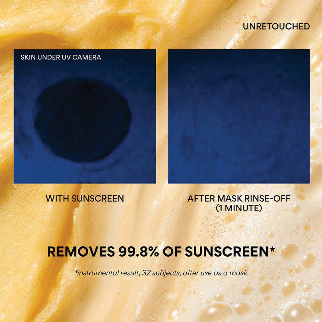 Vitamin C Brightening Mask-To-Foam™ Facial Cleanser with sunscreen and after mask rinse-off