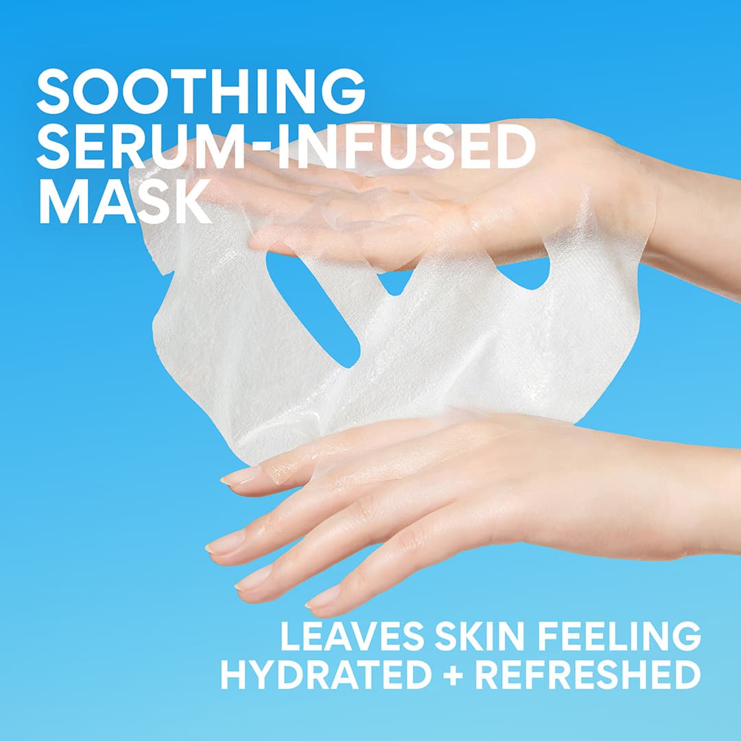 Serum-Infused Sheet Mask 5 Pack - Retinol Cica Recovery, texture