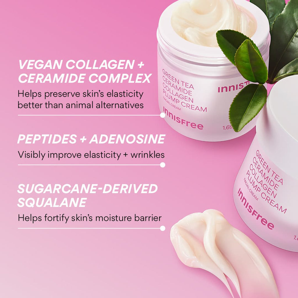 Green Tea Ceramide Collagen Plump Cream ingredients