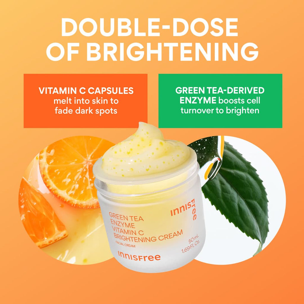 Vitamin C Brightening Gel Cream ingredients double-dose of brightening how it works