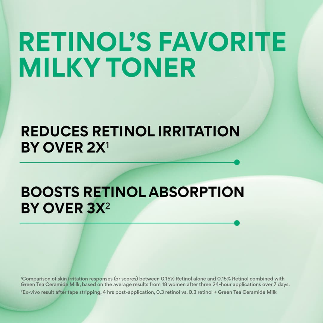 Retinol's Favorite Milky Toner- Green Tea Ceramide Milk Barrier Essence