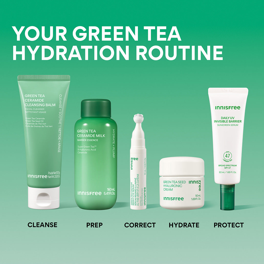 Green Tea Ceramide Cleansing Balm your green tea hydration routine