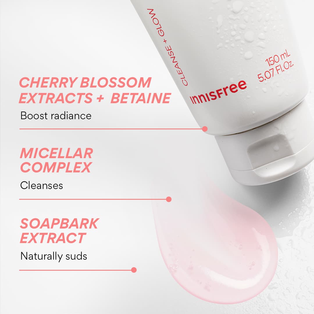 Cherry Blossom Glow Jam Cleanser ingredients