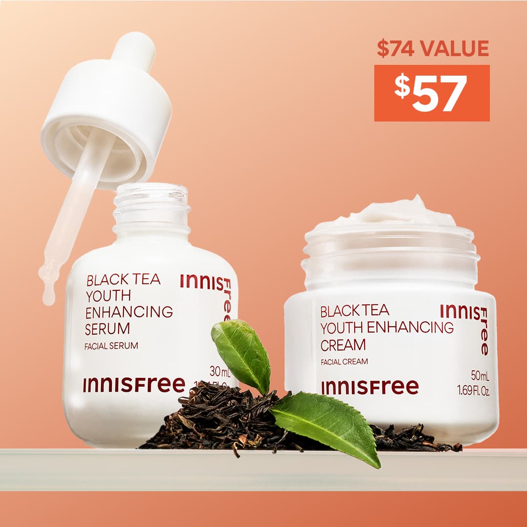 Black Tea Nourish + Glow Duo : $57 $74 value
