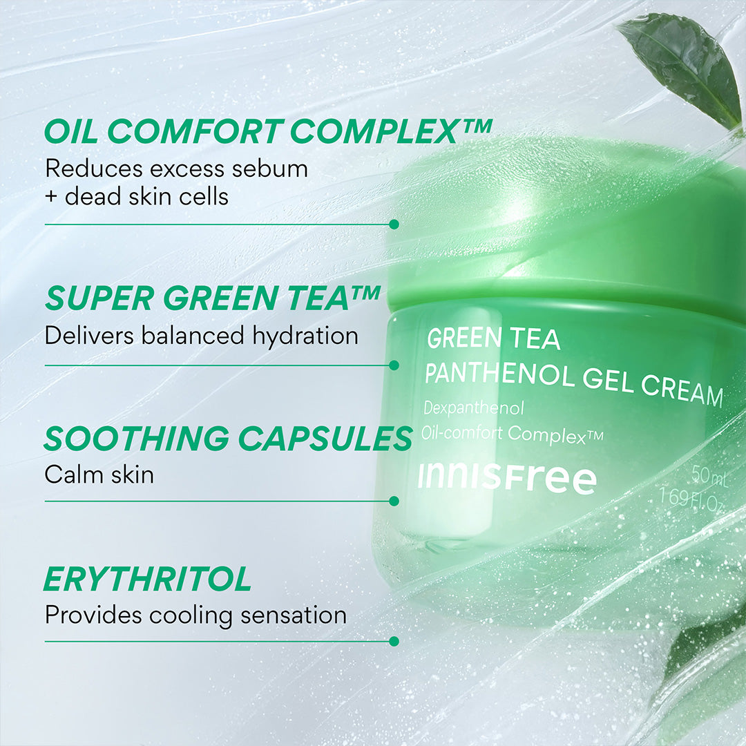 Green Tea Panthenol Gel Cream ingredients