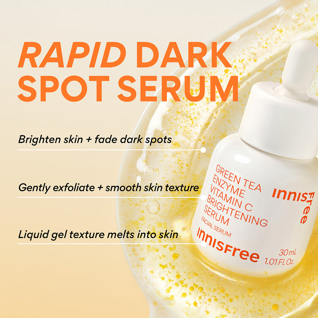 Green Tea Enzyme Vitamin C Brightening Serum benefits