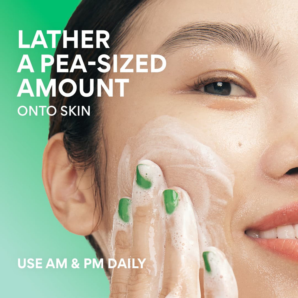 Green Tea Amino Acid Cleansing Foam application guideline