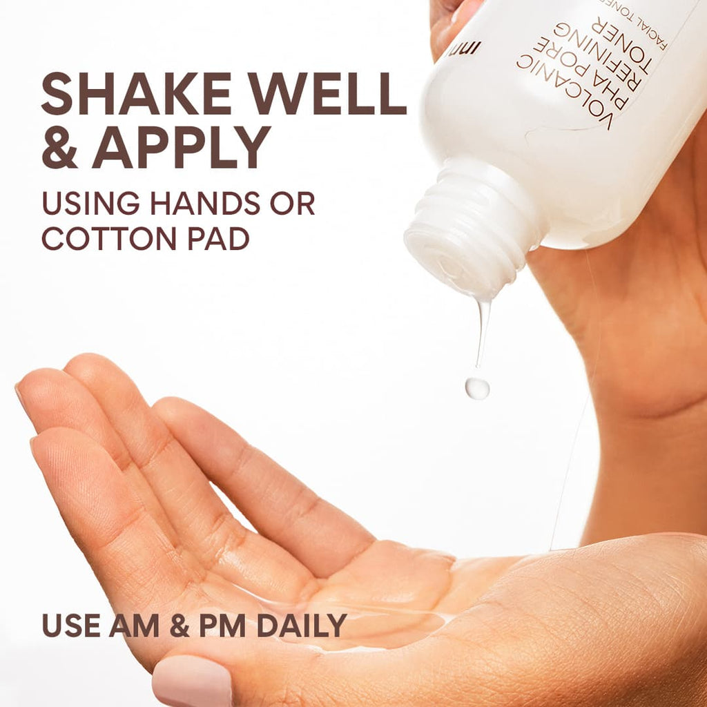 Volcanic PHA Pore Refining Toner application