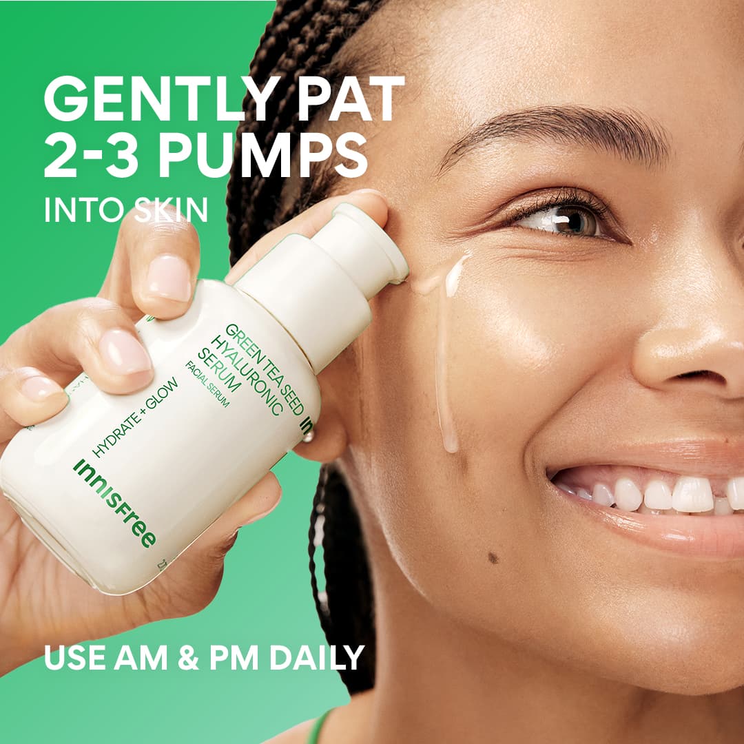 Green Tea Seed Hyaluronic Serum application guideline