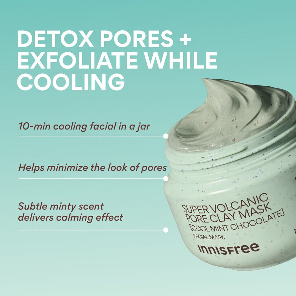 Volcanic Clay Mask benefits, COOL MINT