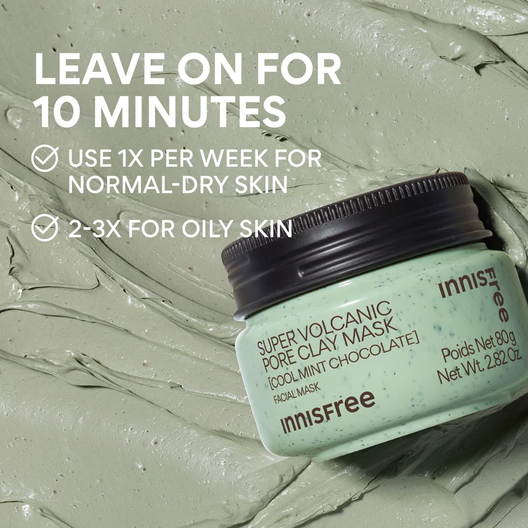 Volcanic Clay Mask how to apply, COOL MINT