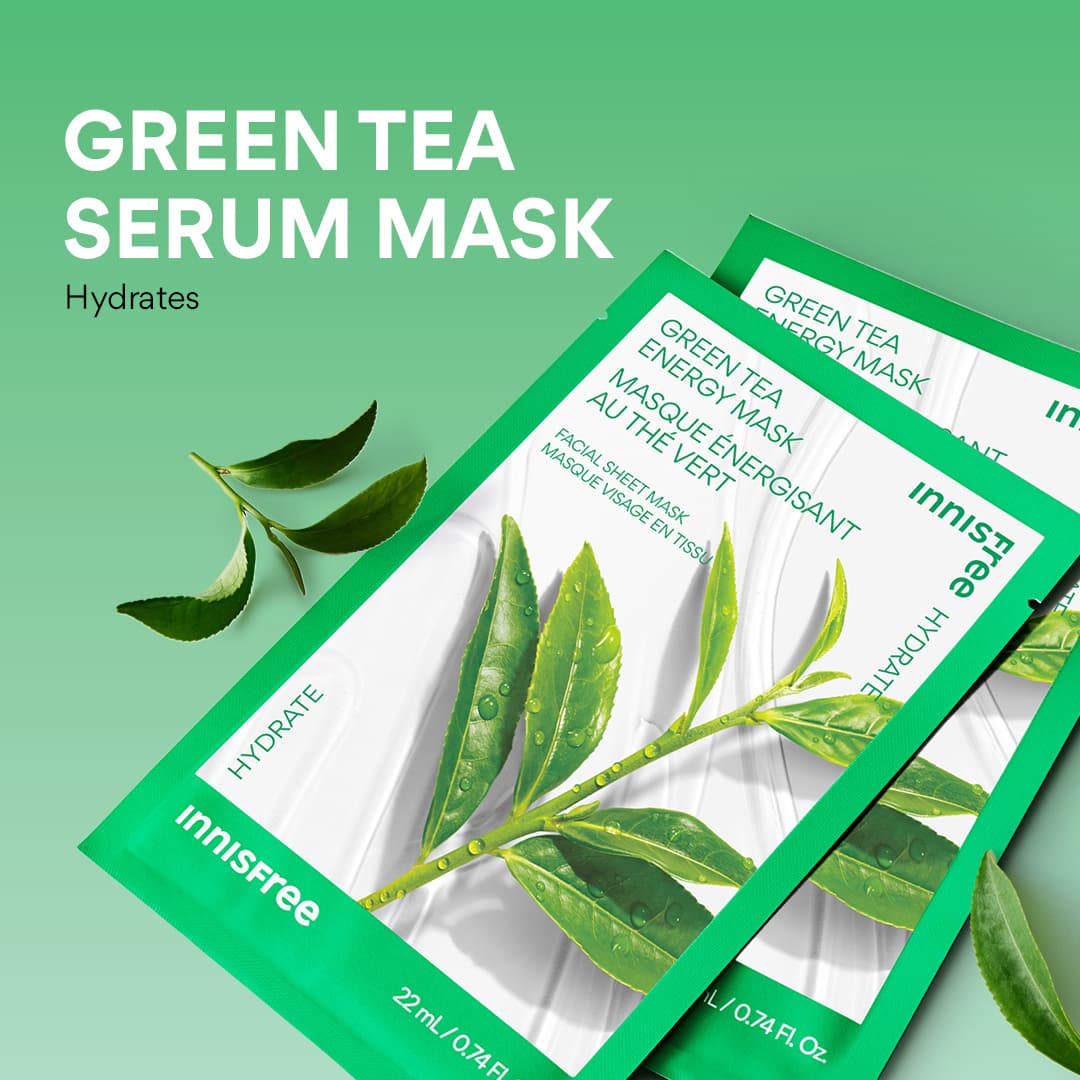 Energy Sheet Mask, Green Tea Energy - Hydrate