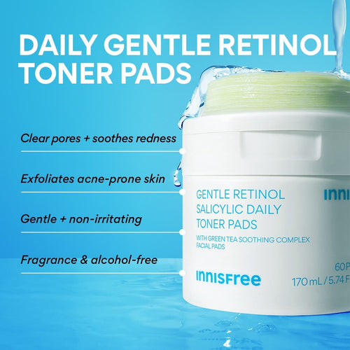 Daily Gentle Retinol toner pads Benefits