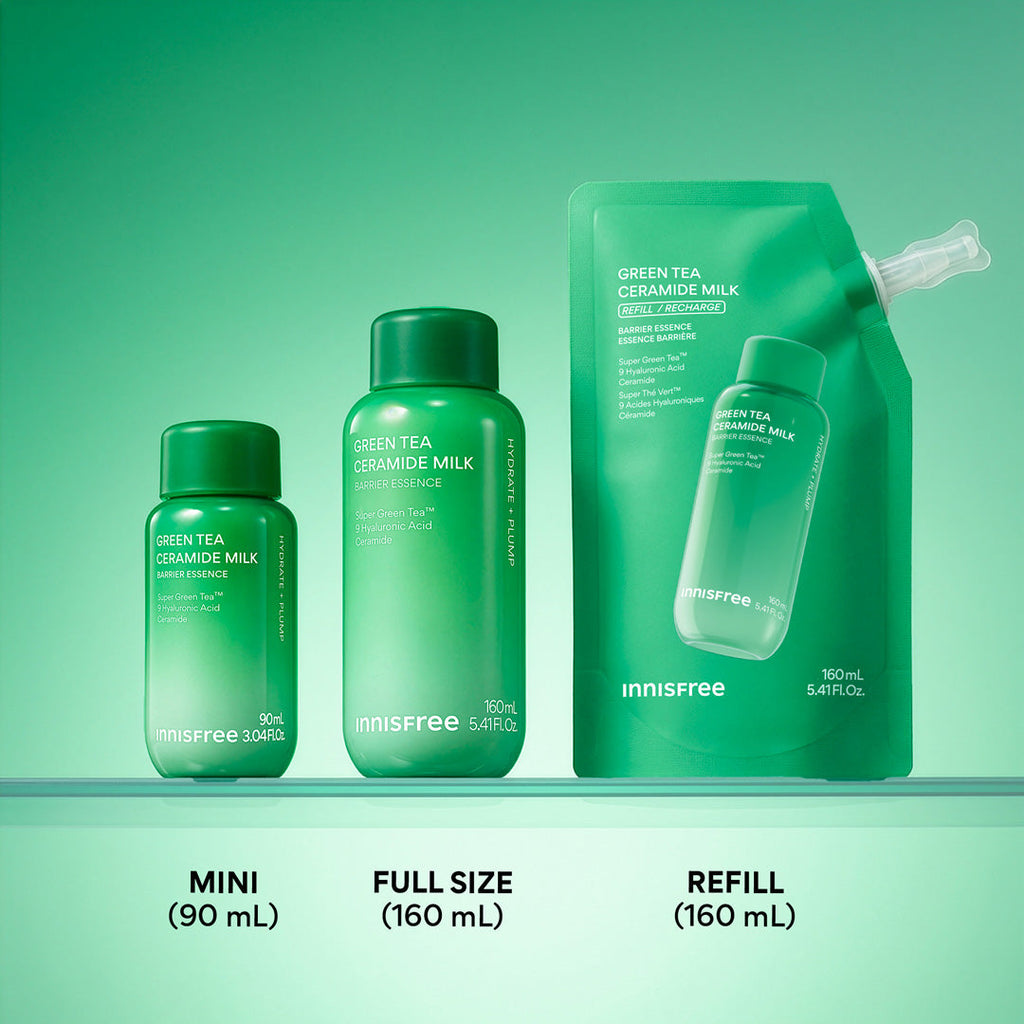 Green Tea Ceramide Milk Barrier Essence size variants, REFILL