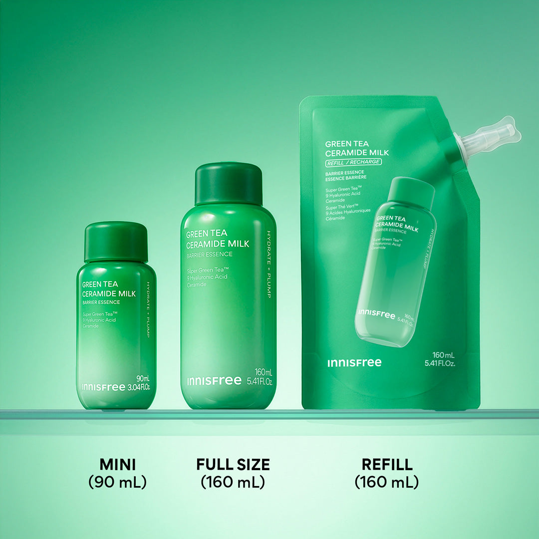 Green Tea Ceramide Milk Barrier Essence size variants, REFILL