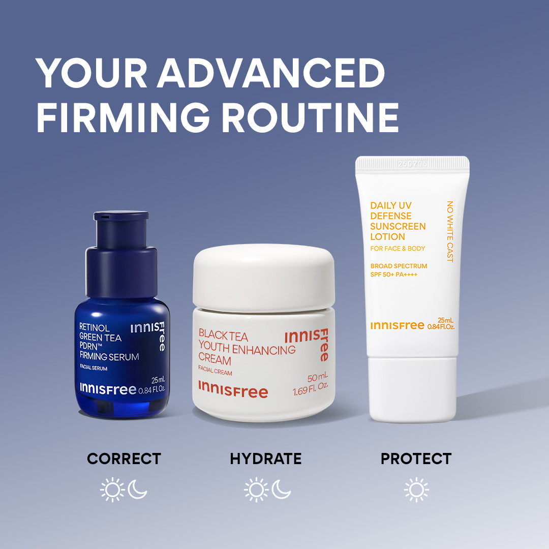 your advanced firming routine to correct, hydrate, and protect