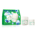 barrier boost holiday set packshot: green tea cream 50mL and 30mL