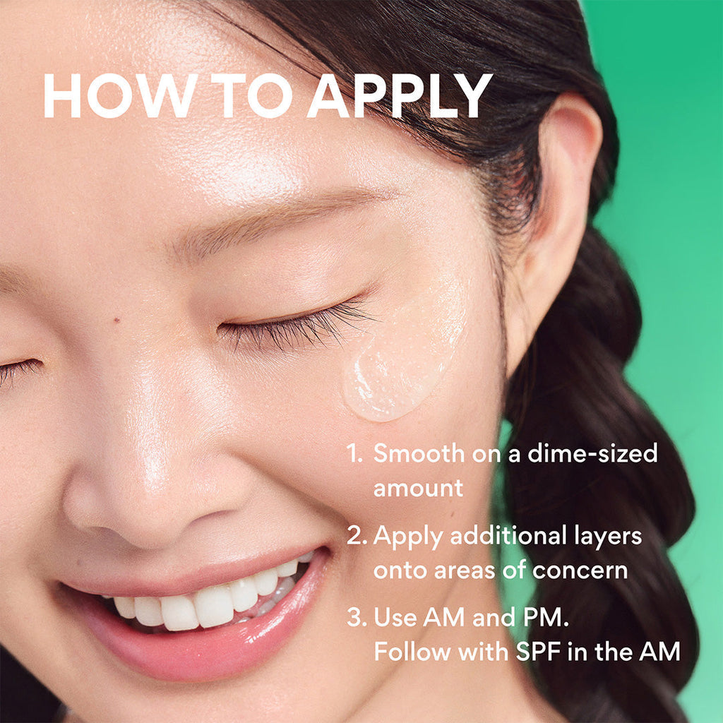 Green Tea Panthenol Gel Cream how to apply