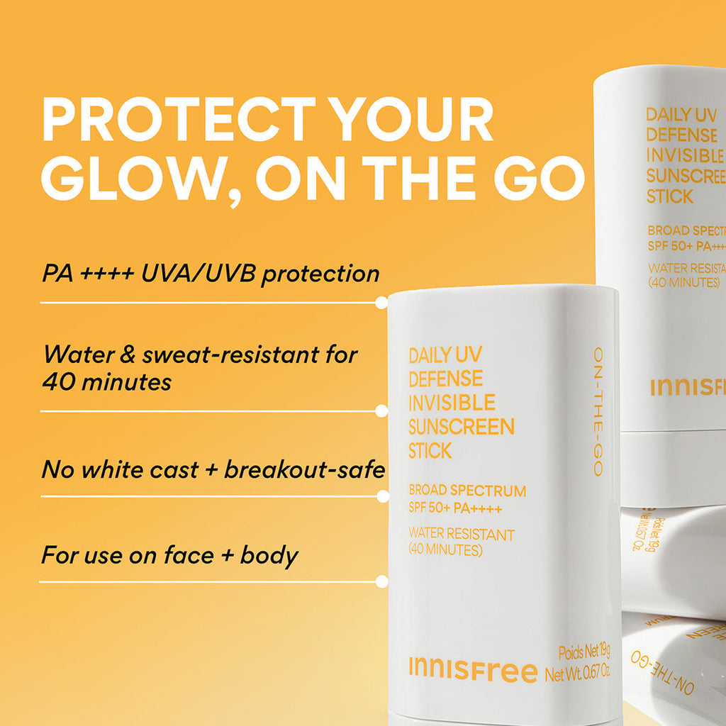 Daily UV Defense Sunscreen Stick SPF 50+ benefits