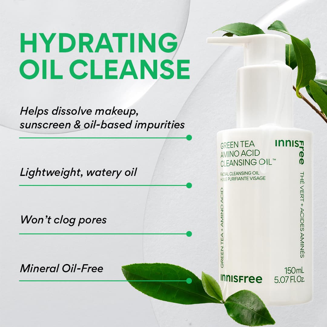 Green Tea Amino Acid Cleansing Oil benefits