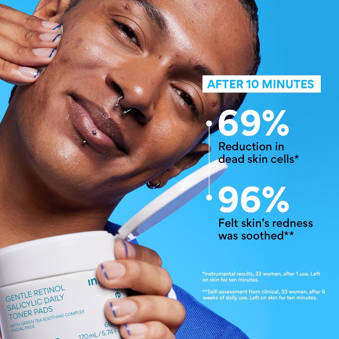 daily gentle retinol toner pads claims