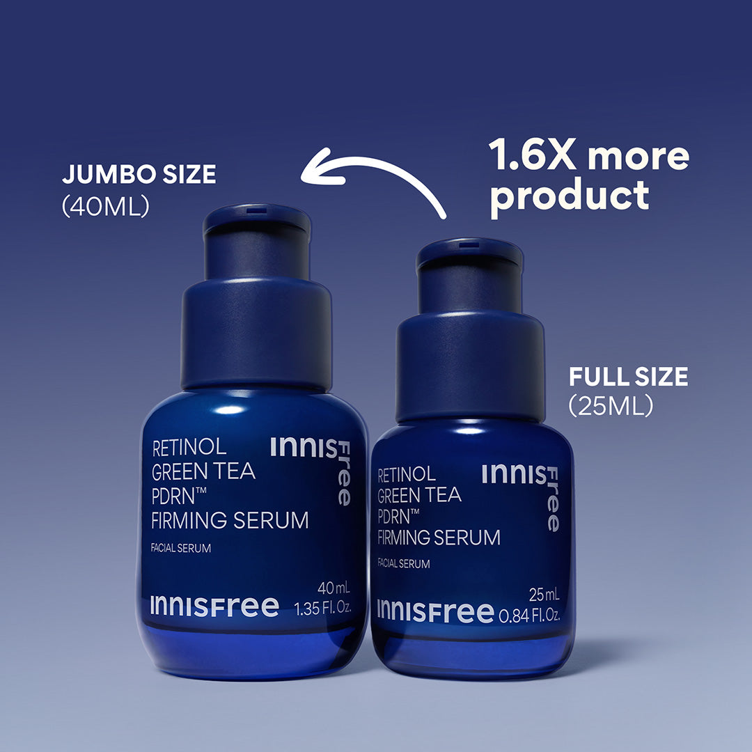 Retinol Green Tea PDRN™ Firming Serum - 40ML, size comparison