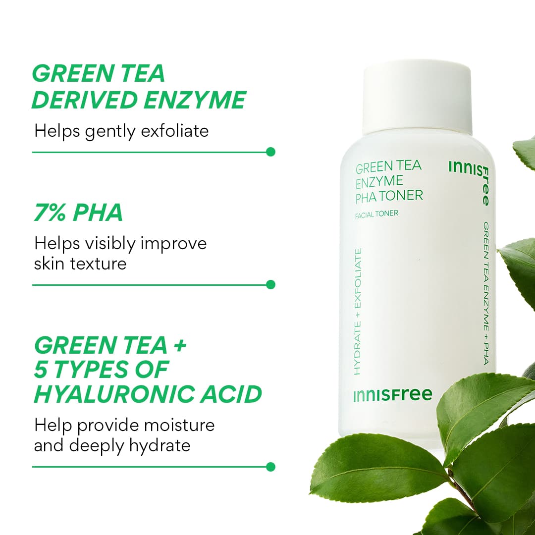 Green Tea Enzyme PHA Toner ingredients