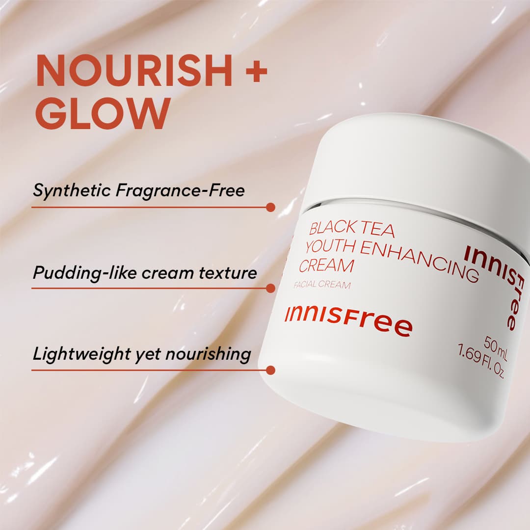 Nourish and glow with The Black Tea Youth Enhancing Cream benefits