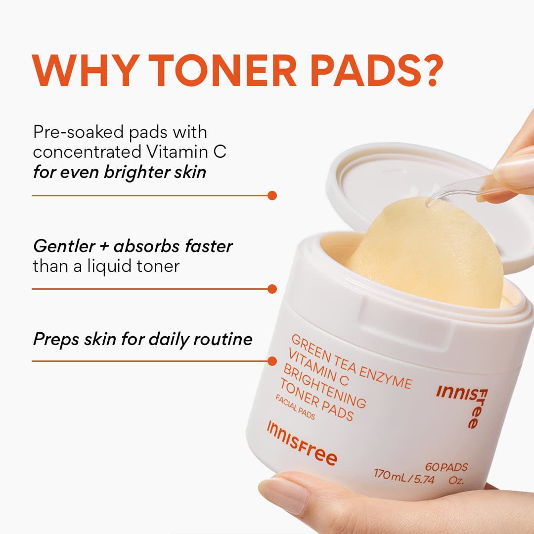 Benefits of using vitamin c toner pads