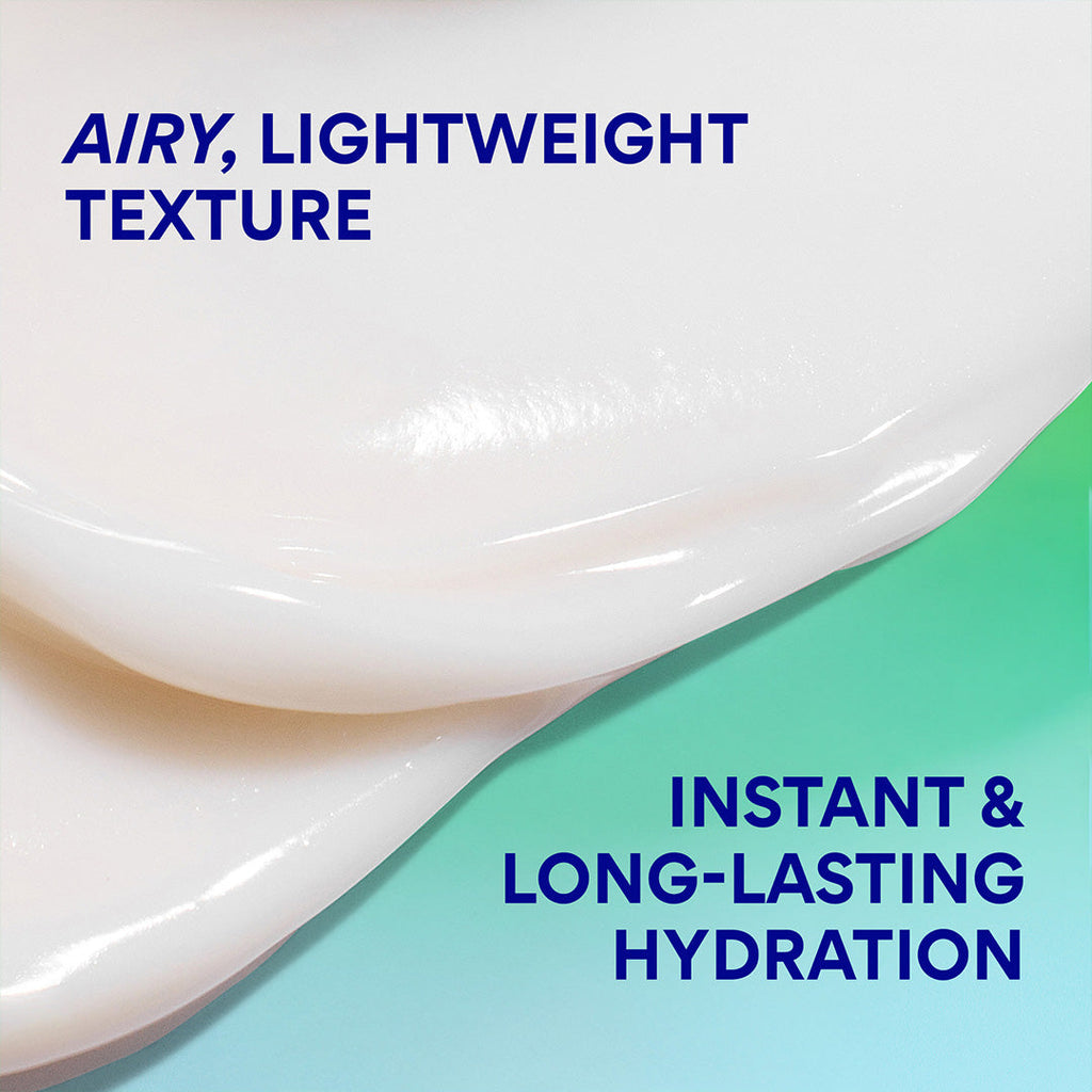 airy, lightweight texture, instant and long-lasting hydration