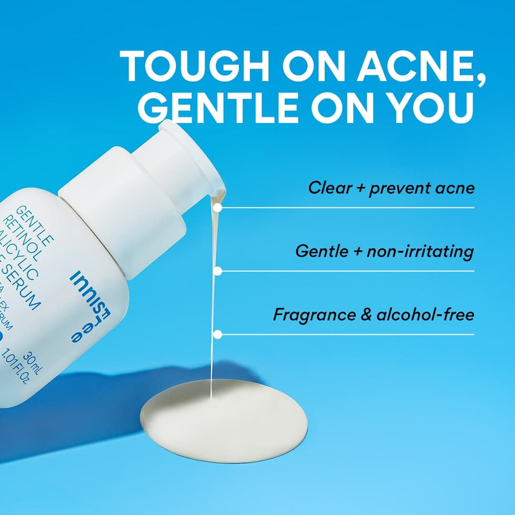 tough on acne, gentle on you: gentle retinol acne serum benefits