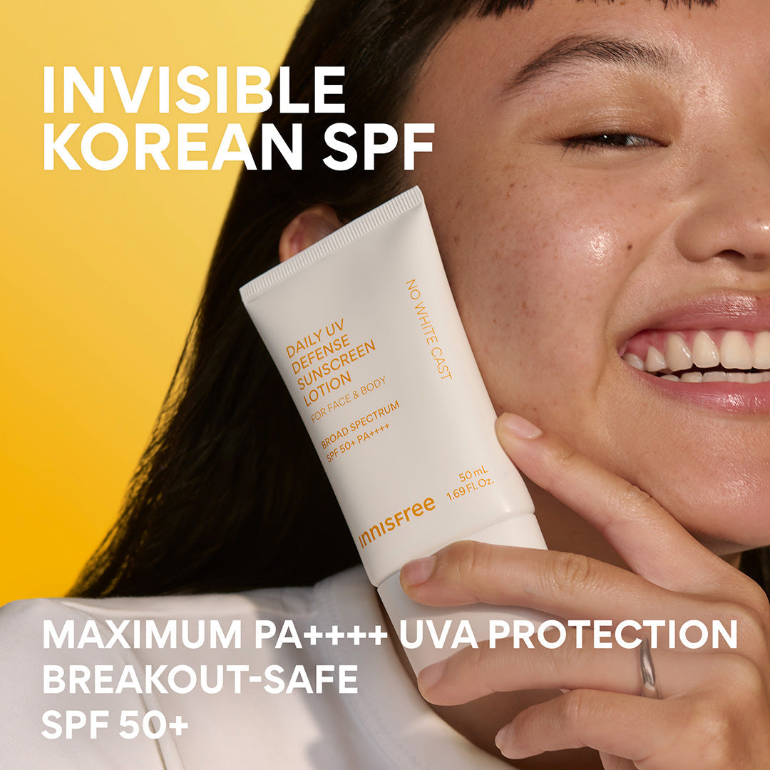 Daily UV Sunscreen SPF 50+ invisible korean SPF