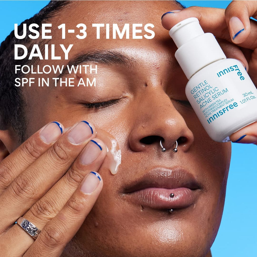Gentle Retinol Salicylic Acne Serum application guideline