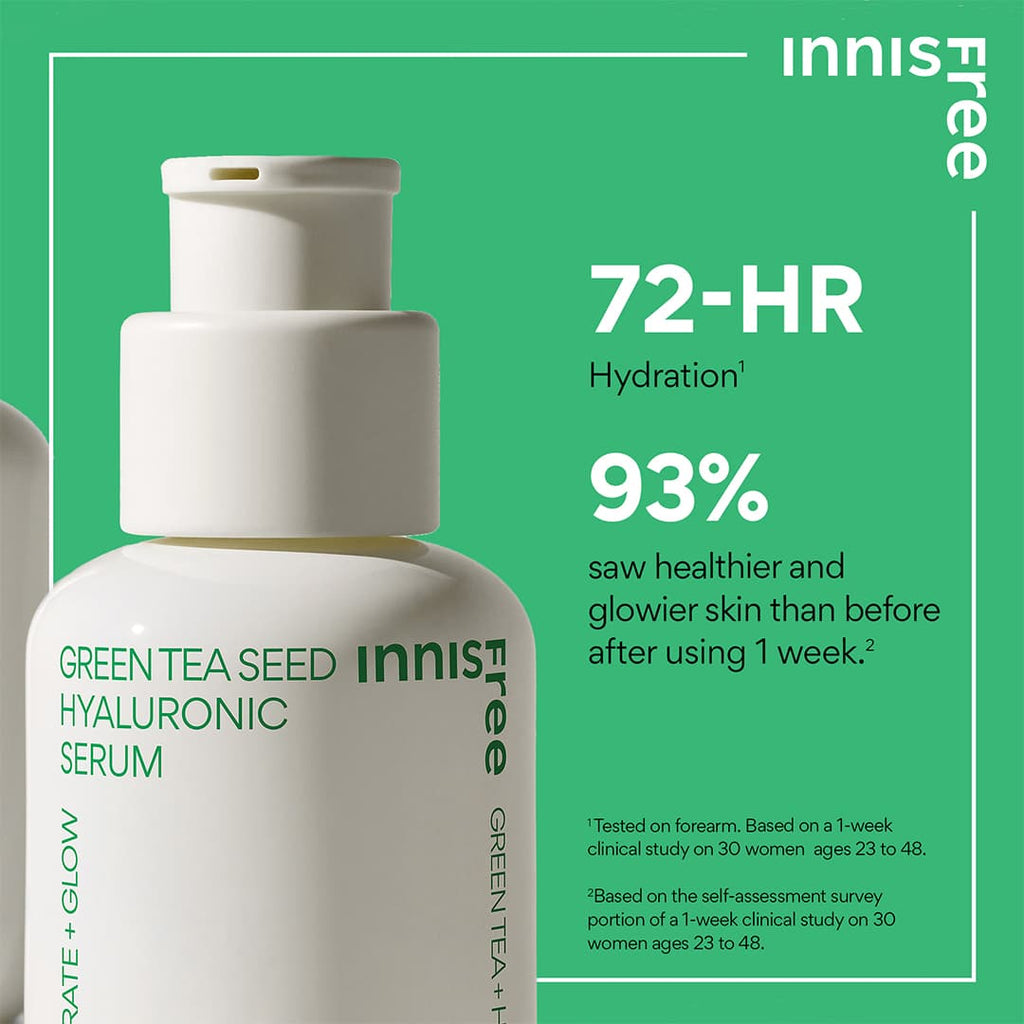 green tea serum claims