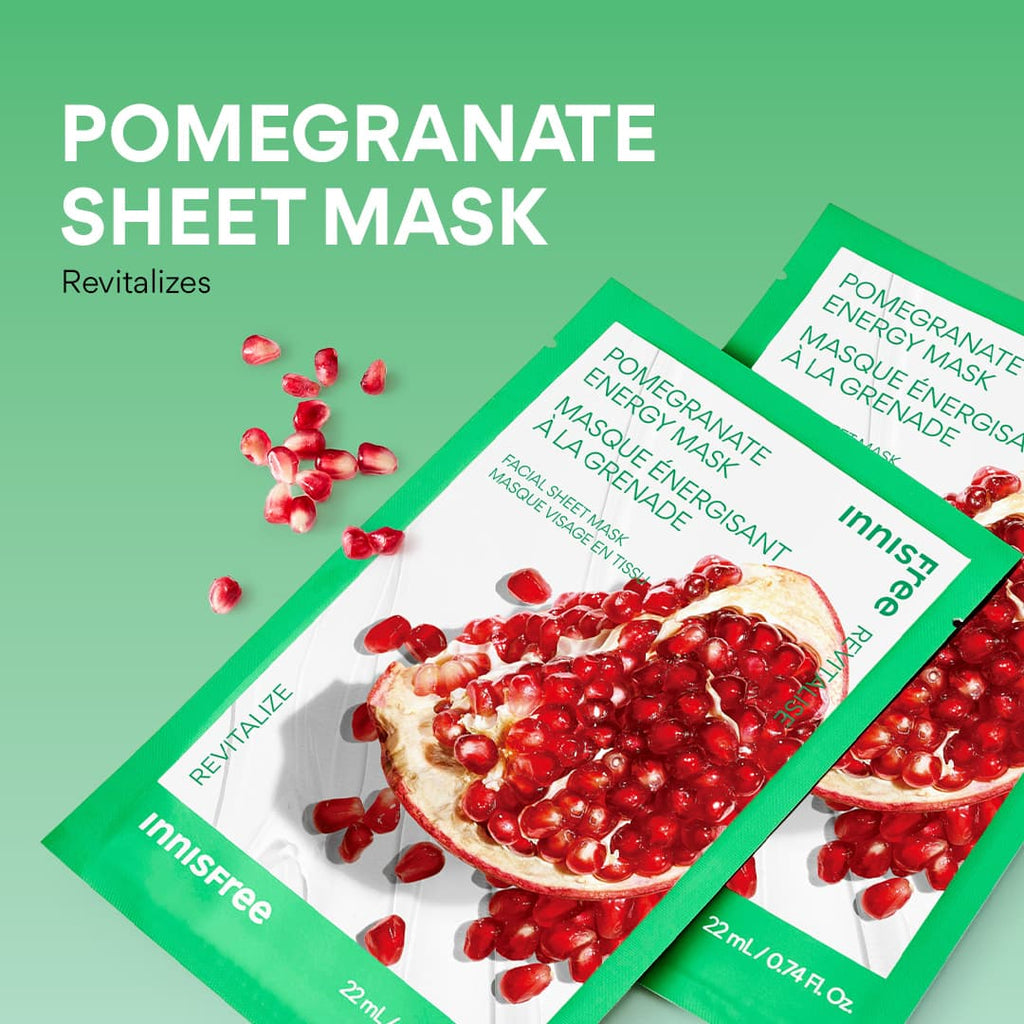Energy Sheet Mask, Pomegranate Energy - Revitalize