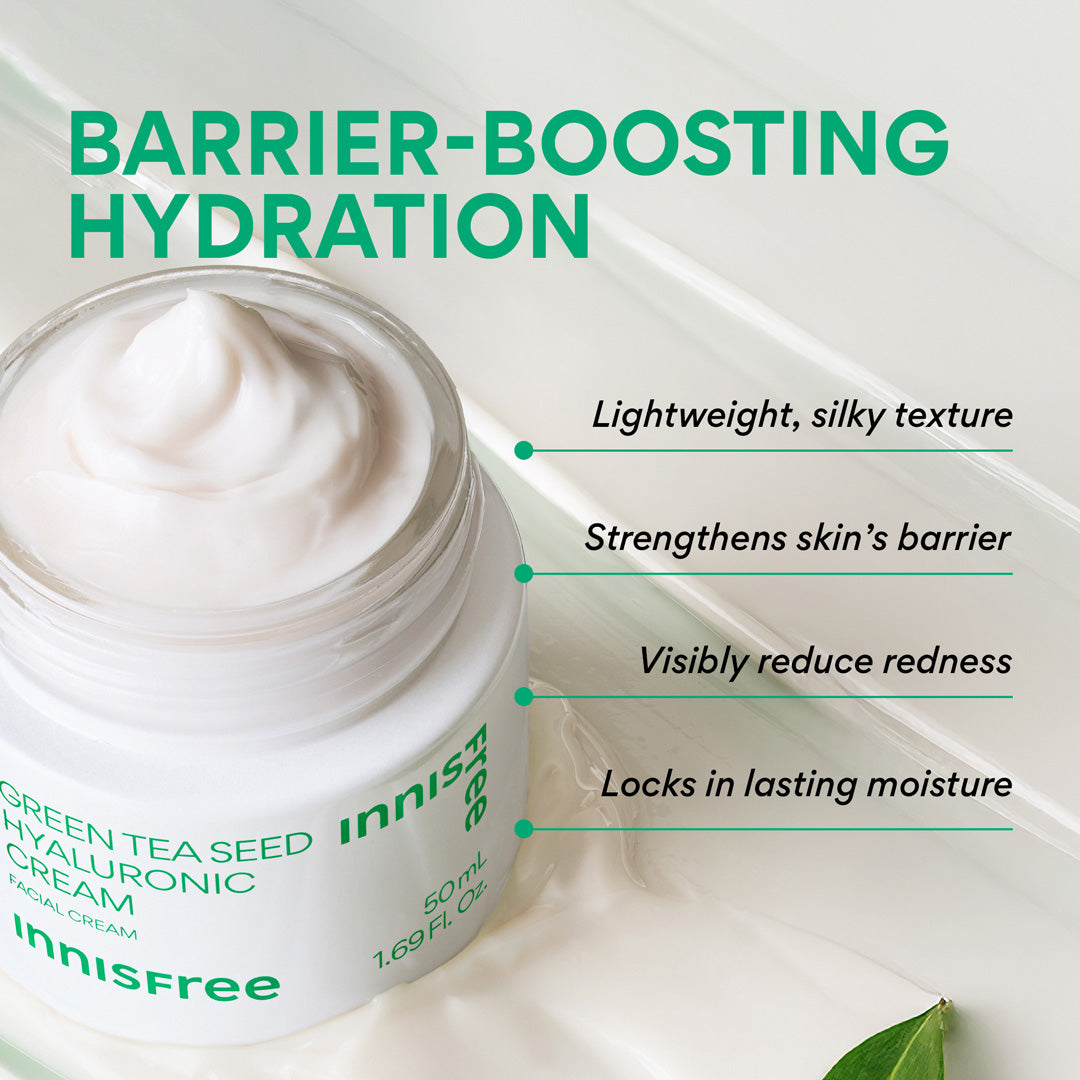 Green Tea Mini Double Cleanse + Hydrate Trio: green tea cream benefits