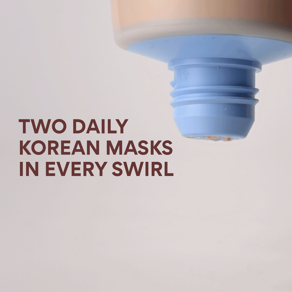 two daily korean masks in every swirl gif