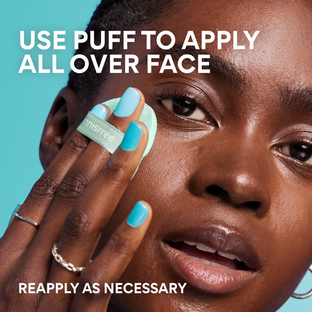 No-Sebum Mineral Powder application guideline: REGULAR