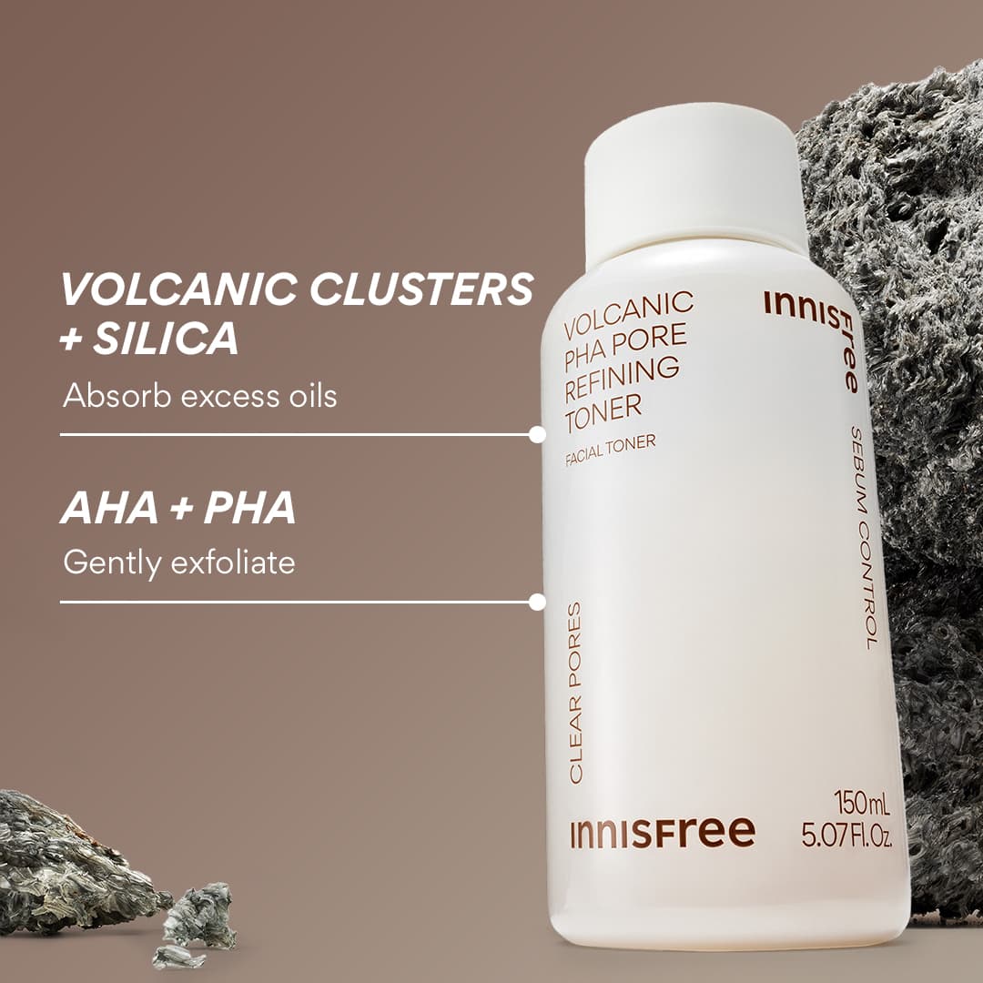 Volcanic PHA Pore Refining Toner ingredients