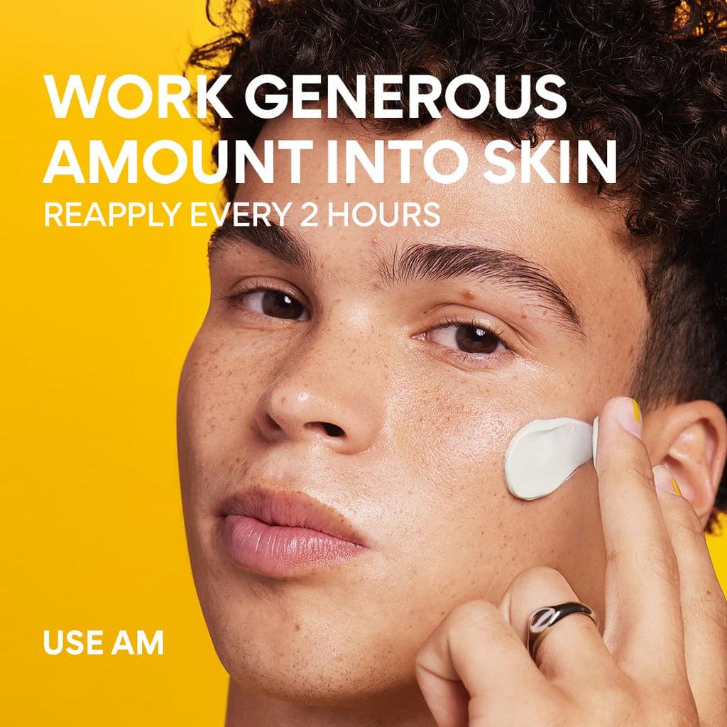 Daily UV Defense Mineral Sunscreen application guideline